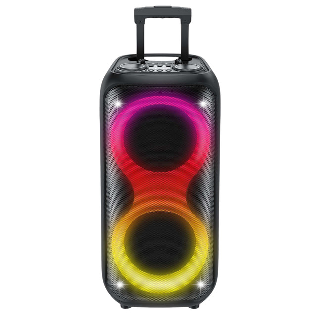 Stylus AV Thunder 2000W Bluetooth Trolley Party Speaker with Dual Wireless Microphones
