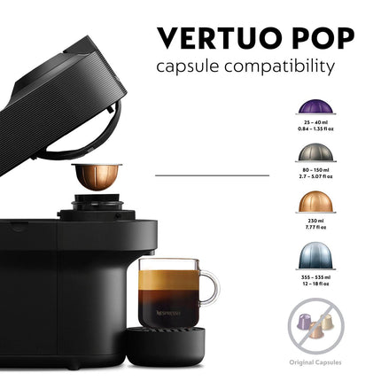 NESPRESSO VERTUO POP BUNDLE - COCONUT WHITE & LIQUORICE BLACK