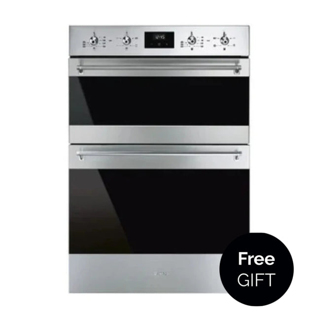 SMEG 60CM DOUBLE OVEN CLASSIC ELECTRIC - DOSF6300X