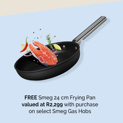 SMEG 65CM GAS ON GLASS  HOB - PV364LCN