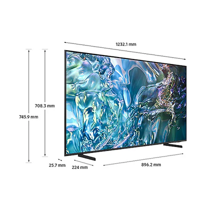 SAMSUNG 55" QLED 4K Q60D TIZEN OS SMART TV (2024) - QA55Q60DAK