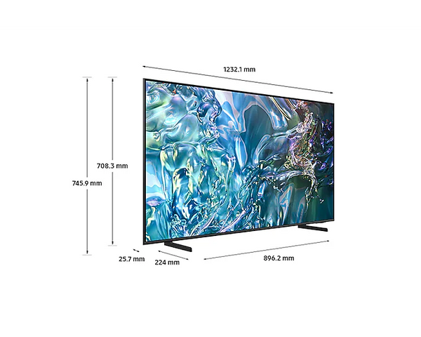 SAMSUNG 55" QLED 4K Q60D TIZEN OS SMART TV (2024) - QA55Q60DAK