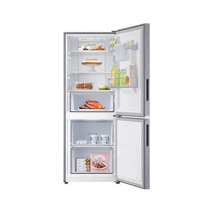 SAMSUNG 253L SILVER COMBI BOTTOM FREEZER REFRIGERATOR - RB27N4160S8