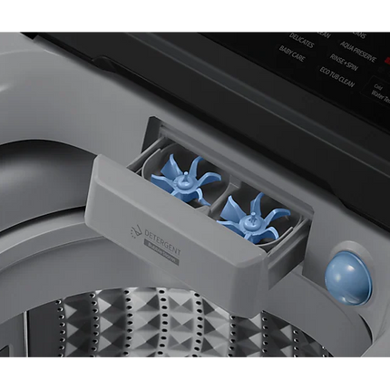 SAMSUNG 10.2KG TOP LOADER WITH ECOBUBBLE GREY- WA10CG4545BYFA