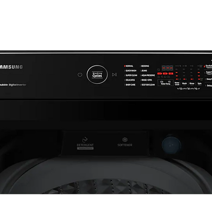 SAMSUNG 19KG BLACK CAVIAR TOP LOADER - WA19CG6745BV