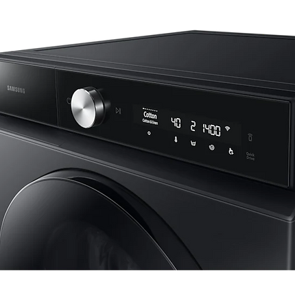 SAMSUNG BESPOKE 12 KG FRONT LOADER WASHING MACHINE - BLACK CAVIAR - WW12BB944DGBFA