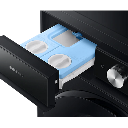 SAMSUNG BESPOKE 12 KG FRONT LOADER WASHING MACHINE - BLACK CAVIAR - WW12BB944DGBFA