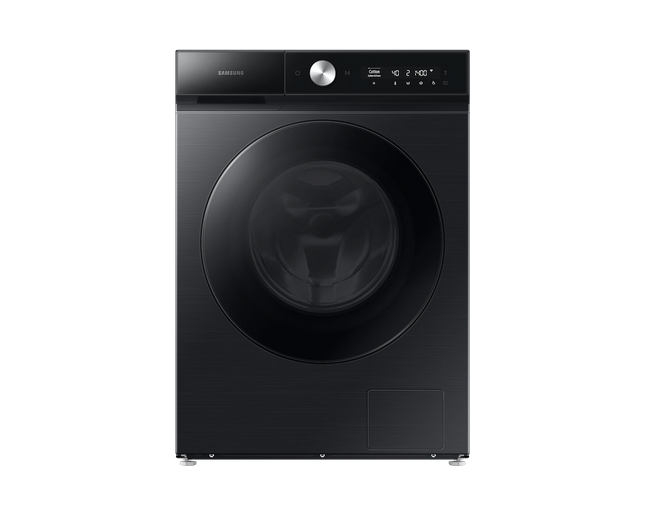 SAMSUNG BESPOKE 12 KG FRONT LOADER WASHING MACHINE - BLACK CAVIAR - WW12BB944DGBFA