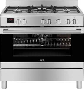 AEG 90CM GAS/ELECTRIC FREE STANDING COOKER - 10369MN-MN
