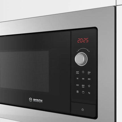BOSCH 25L SERIES 2 BUILT IN MICROWAVE - BEL653MS3