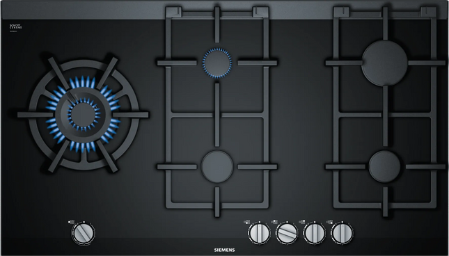 SIEMENS 90CM GAS ON GLASS HOB IQ700 - ER9A6SB70Z