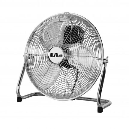 ALVA 40CM CHROME FLOOR FAN SILVER - ACS203