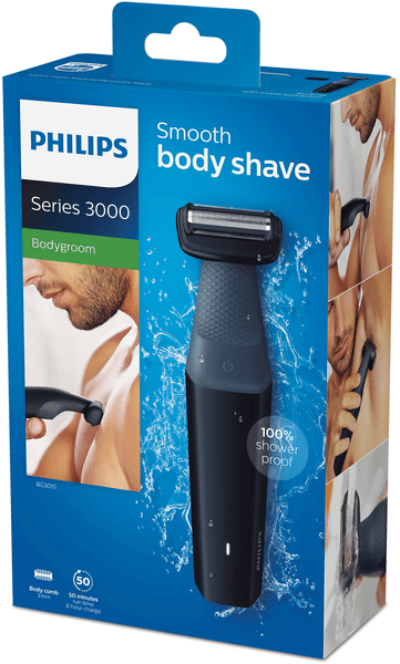 PHILIPS BODYGROOM SERIES 3000 SHOWERPROOF CORDLESS GROOMER - BG3010/15