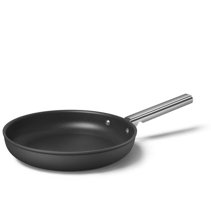 SMEG 28CM NON STICK 50'S STYLE FRYING PAN BLK - CKFF2801BLM
