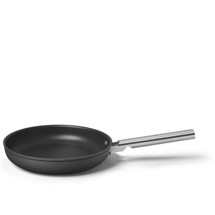 SMEG 28CM NON STICK 50'S STYLE FRYING PAN BLK - CKFF2801BLM