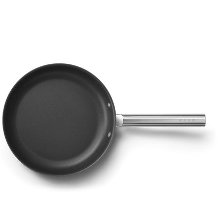 SMEG 28CM NON STICK 50'S STYLE FRYING PAN BLK - CKFF2801BLM