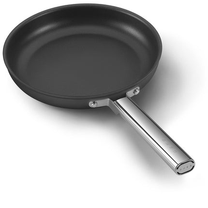 SMEG 28CM NON STICK 50'S STYLE FRYING PAN BLK - CKFF2801BLM