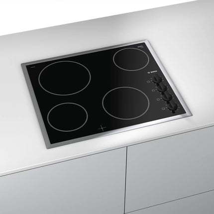 BOSCH 60CM ELECTRIC CERAMIC GLASS HOB SERIES 2 - PKE645CA1E