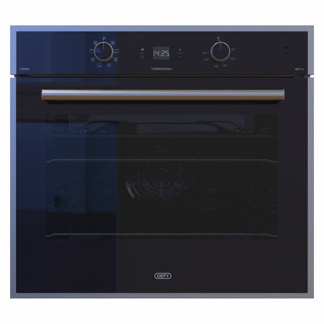 DEFY 70CM GEMINI EYE LEVEL TERMOFAN+ BLACK OVEN - DBO774