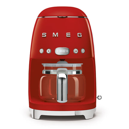 SMEG 50'S STYLE RETRO DRIP FILTER COFFEE MACHINE RED - DCF02RDSA