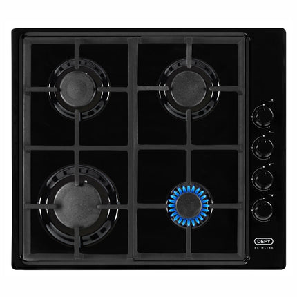 DEFY 60CM SLIMLINE GAS HOB SIDE CONTROL - DHG132