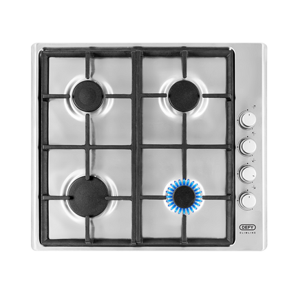 DEFY 60CM SLIMLINE STAINLESS STEEL GAS HOB - DHG133