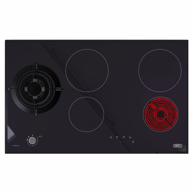 DEFY 90CM GEMINI DUAL FUEL HOB - DHG901