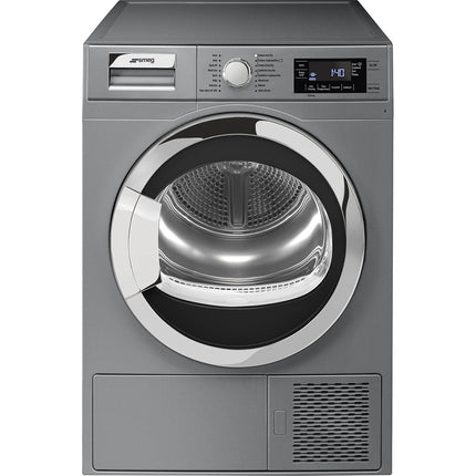 SMEG TUMBLE DRYER CONDENSER 8KG SILVER  – DHTS81LSA