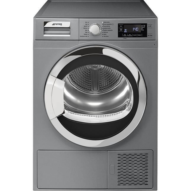 SMEG TUMBLE DRYER CONDENSER 8KG SILVER  – DHTS81LSA