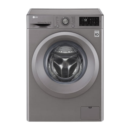 LG 7KG FRONT LOADER WASHING MACHINE STONE SILVER - F12U2QNP7S