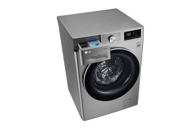 LG 10.5KG SILVER VIVACE AI DD FRONT LOADER WASHING MACHINE - F4V5RYP2T