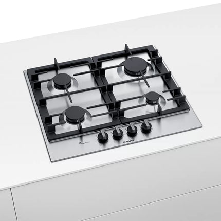 BOSCH 60CM GAS HOB STAINLESS STEEL SERIES 6 - PCP6A5B90Z