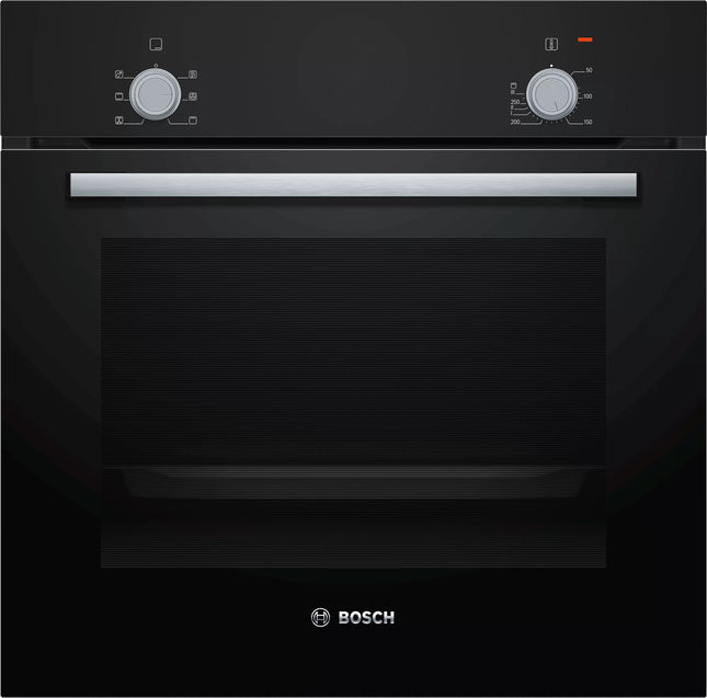 BOSCH 60CM BUILT IN OVEN SERIES 2 BLACK - HBF010BA0Z