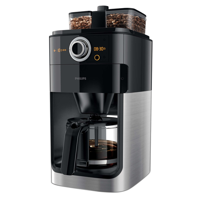 PHILIPS COFFEE MAKER GRIND & BREW BLACK - HD7762/00