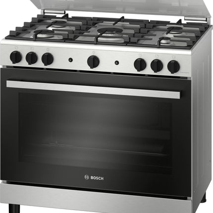 BOSCH 90CM FULL GAS COOKER SERIES 2 - HGV1F0Y50Z