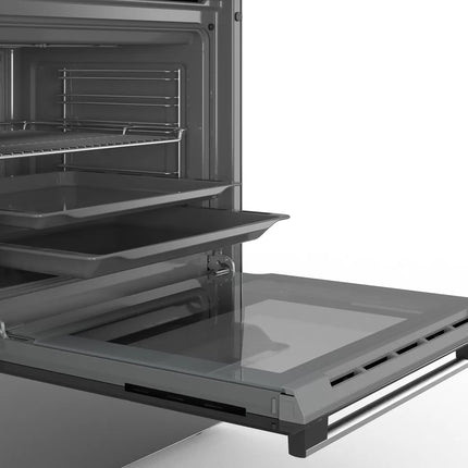 BOSCH 60CM SERIES 4 GAS/ELECTRIC FREESTANDING COOKER - HXQ38AE50M