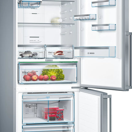 BOSCH 521L COMBI FRIDGE STAINLESS STEEL SERIES 6 - KGN76AI30Z