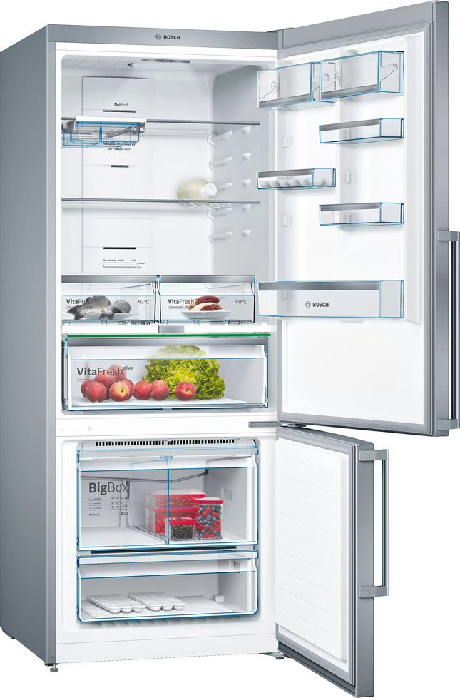 BOSCH 521L COMBI FRIDGE STAINLESS STEEL SERIES 6 - KGN76AI30Z