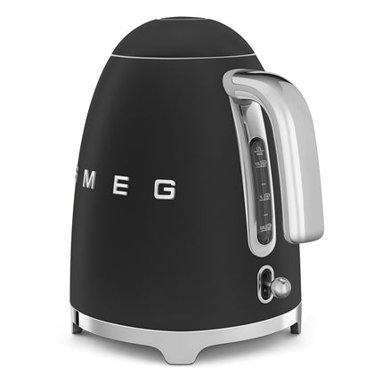 SMEG 1.7L MATT BLACK RETRO KETTLE - KLF03BLMSA
