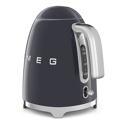SMEG 1.7L RETRO ELECTRIC KETTLE GREY - KLF03GRSA