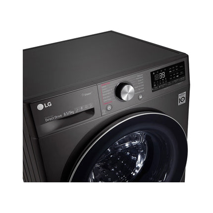 LG 8.5KG/5KG BLACK STEEL VIVACE AI DD WASHER DRYER COMBO - F2V9GCP2E