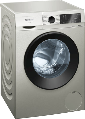 SIEMENS 9KG IQ300 SILVER INOX FRONT LOADER WASHING MACHINE - WG44A1XVZA