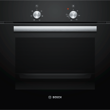 BOSCH 60CM BUILT IN OVEN BLACK MULTIFUCTION - HBN301S2Z