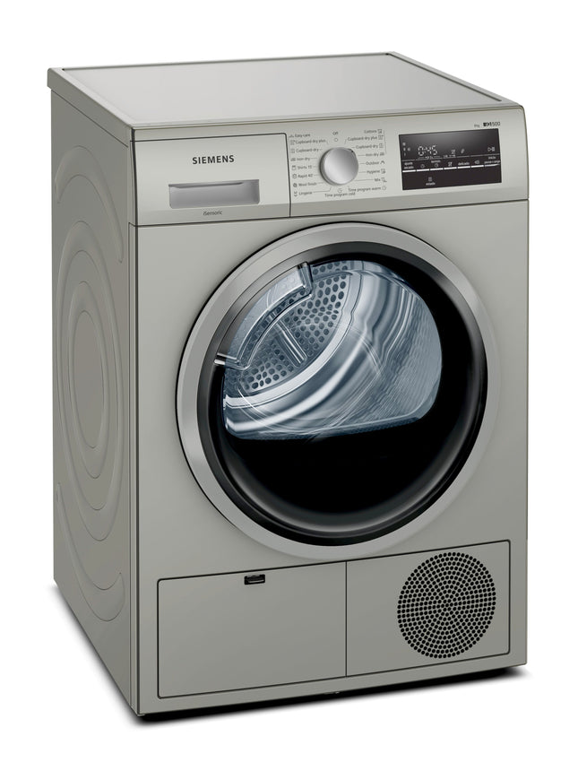 SIEMENS 8KG IQ500 CONDENSER TUMBLE DRYER - WT46G40SZA