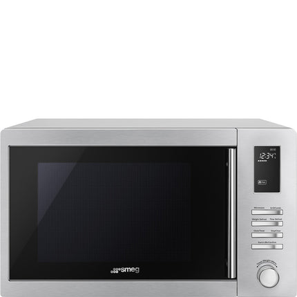 SMEG 25L MICROWAVE WITH GRILL SILVER  - MOE25X