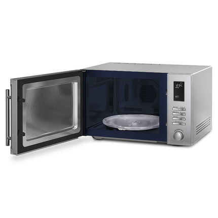 SMEG 25L MICROWAVE WITH GRILL SILVER  - MOE25X
