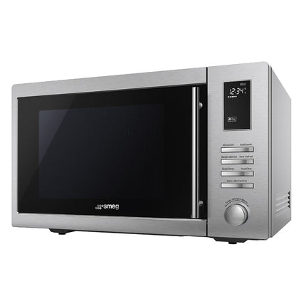 SMEG 25L MICROWAVE WITH GRILL SILVER  - MOE25X