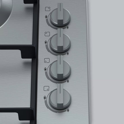 BOSCH 60CM GAS HOB STAINLESS STEEL SERIES 2 - PBP6C5B62M