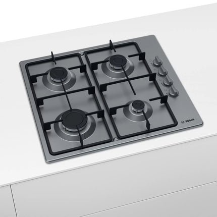 BOSCH 60CM GAS HOB STAINLESS STEEL SERIES 2 - PBP6C5B62M
