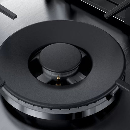 BOSCH 90CM GAS HOB S/STEEL SERIES 6 - PCR9A5B90Z